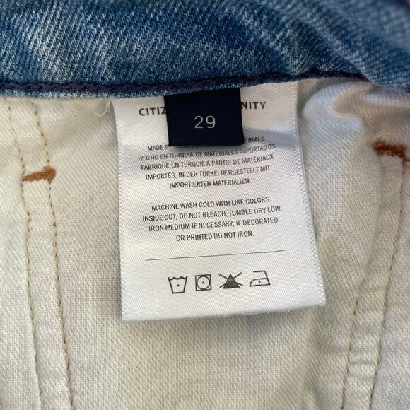 Citizens of Humanity Emerson Slim Boyfriend Jeans in Meadow Blue - Size: 29 - Picture 5 of 10